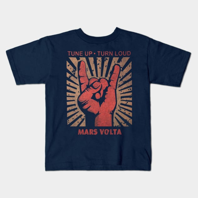 Tune up . Turn Loud MArs Volta Kids T-Shirt by MenGemeyMashkan